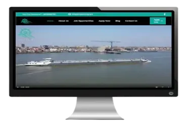 Dezvoltarea unui site de prezentare pentru agenție de recrutare personal pentru nave.