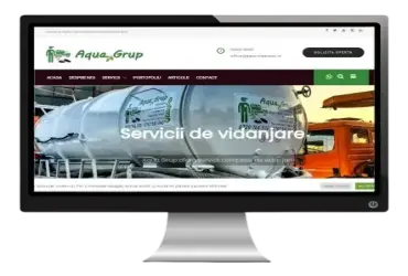 Dezvoltarea unui site de prezentare pentru servicii de vidanjare și desfundare canalizare în București