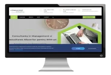 Dezvoltarea unui site de prezentare pentru servicii de consultanță și management în afaceri.