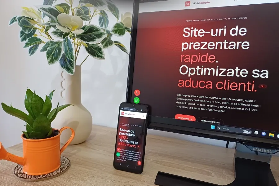 Creare site prezentare