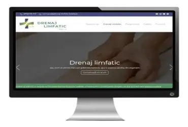 Dezvoltarea unui site de prezentare pentru drenaj limfatic în Brăila
