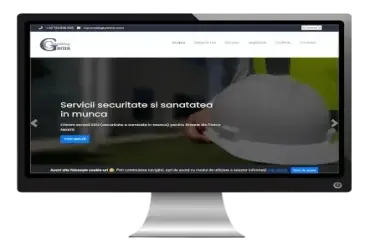 Dezvoltarea unui site de prezentare pentru servicii de protecția muncii