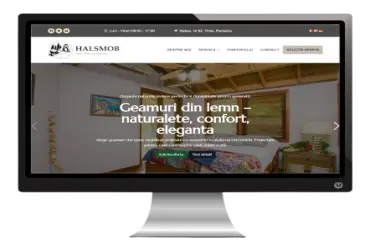 Dezvoltarea unui site de prezentare pentru Halsmob, producător de lambriuri din lemn