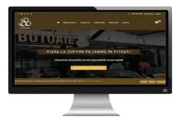 Dezvoltarea magazinului online pentru La Butoaie, pizza la cuptor pe lemne din Pitești.