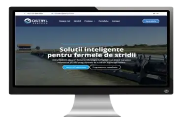 Dezvoltarea unui site de prezentare pentru soluții moderne de acvacultură în România.