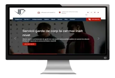 Dezvoltarea unui site de prezentare pentru servicii de gardă de corp și pază evenimente.
