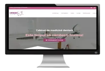 Dezvoltarea unui site de prezentare pentru cabinet stomatologic din Timișoara.
