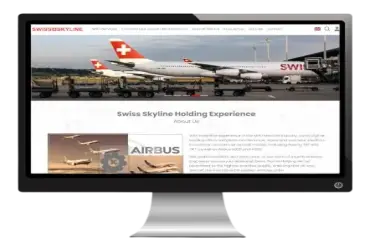 Dezvoltarea unui site de prezentare pentru soluții de întreținere, reparații și revizii pentru aeronave