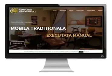 Dezvoltarea unui site de prezentare pentru producător de mobilier tradițional executat manual.